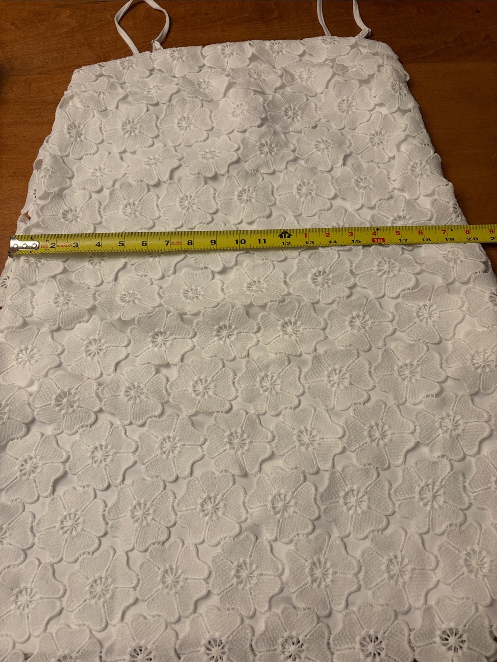 White Lace Spaghetti Strap Trinni Sundress by Petal & Pup - Picture 5 of 6